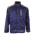 Teflon 65% polyester, 35% katoenen blauwe jas